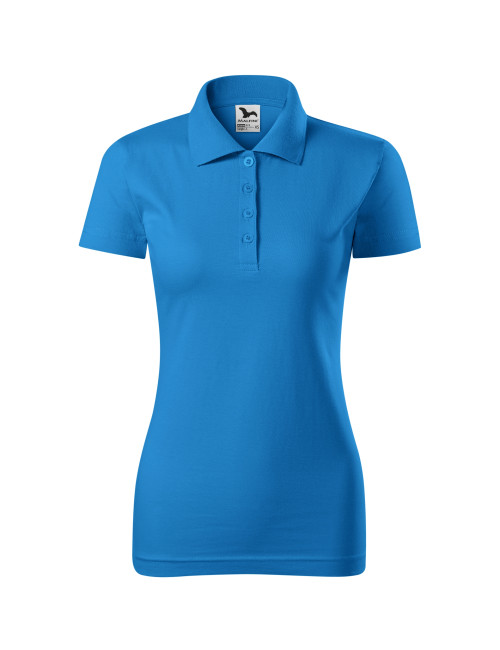 Women`s Single Polo Shirt j. 223 snorkel blue Malfini