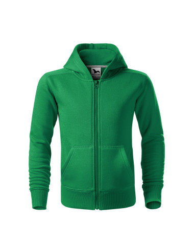 Kinder Sweatshirt Trendy Zipper 412 grasgrün Malfini