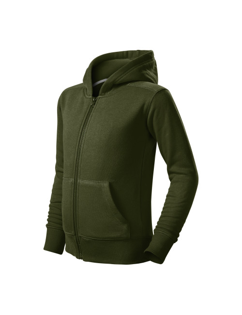 Bluza dziecięca Trendy zipper 412 military Malfini