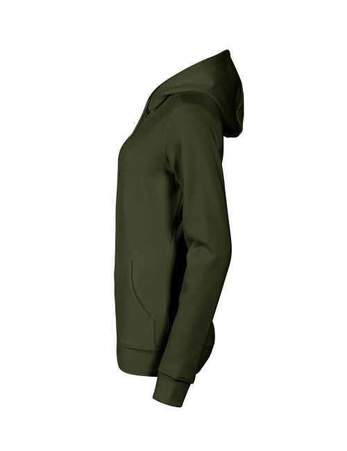 Damen Sweatshirt Trendy Reißverschluss 411 Militär Malfini