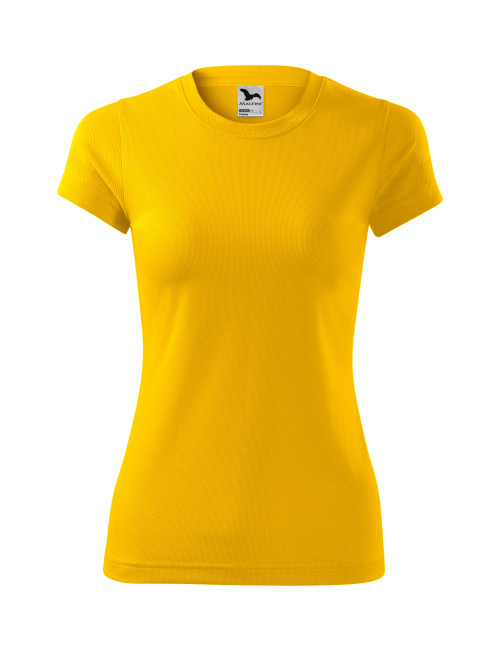 Damen Fantasy 140 Gelbes Malfini T-Shirt