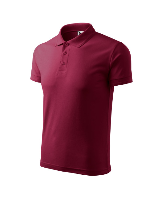Men`s Pique Polo Shirt 203 Garnet Malfini