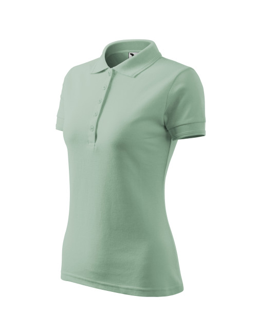 Damen-Piqué-Poloshirt 210 Salbei Malfini