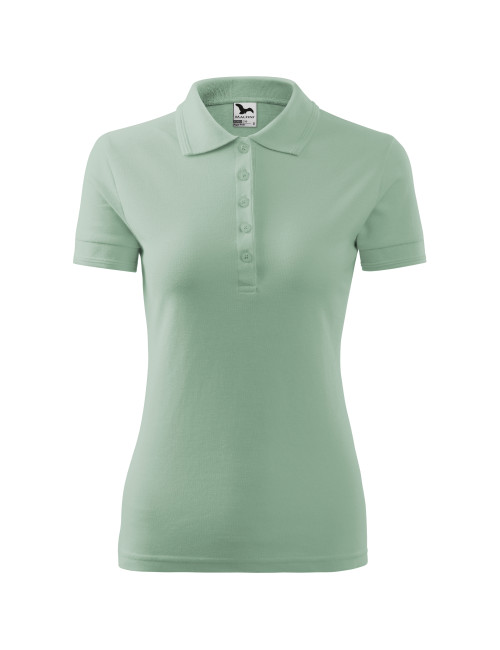 Damen-Piqué-Poloshirt 210 Salbei Malfini