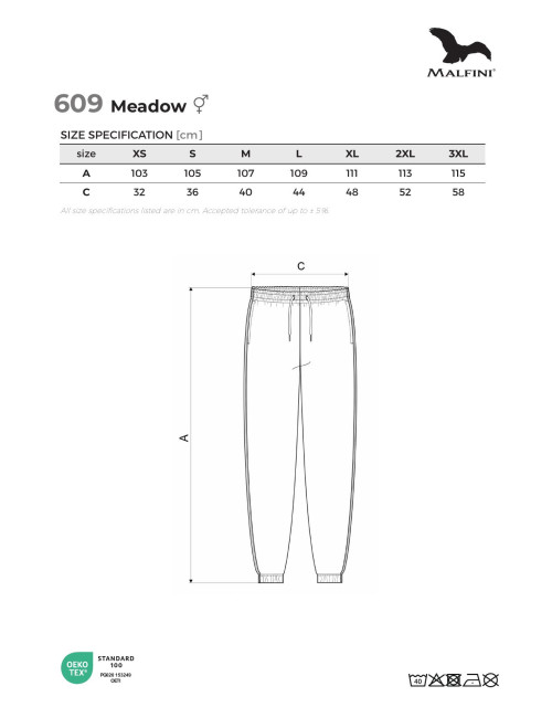Meadow 609 Unisex Sweatpants Dark Gray Melange Malfini