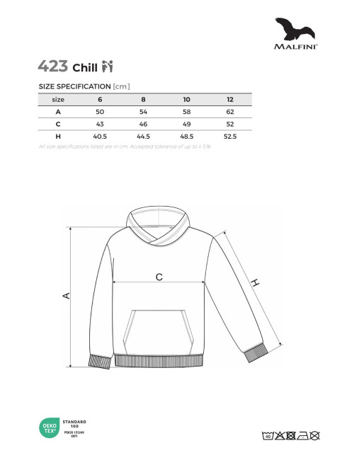Bluza dziecięca Chill 423 ciemnoniebieski Malfini
