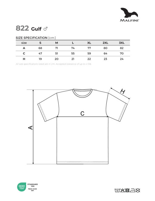 Gulf 822 khaki Malfini men's t-shirt