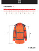 Kurtka robocza unisex Malfini RWS Parka fluorescencyjna - P&M
