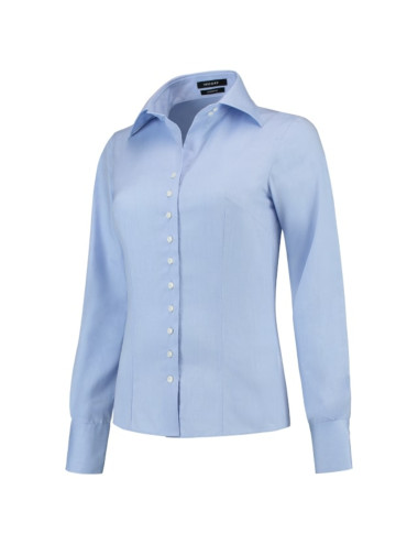 Koszula damska Malfini Fitted Blouse T22 niebieska - P&M