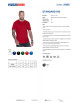 Herren-T-Shirt Standard 150 rot Promostars