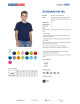 Kinder-T-Shirt Standard Kid 150 Marineblau Promostars