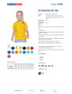 Kinder-T-Shirt Standard Kid 150 gelb Promostars
