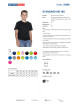 Kinder-T-Shirt Standard Kid 150 schwarz Promostars
