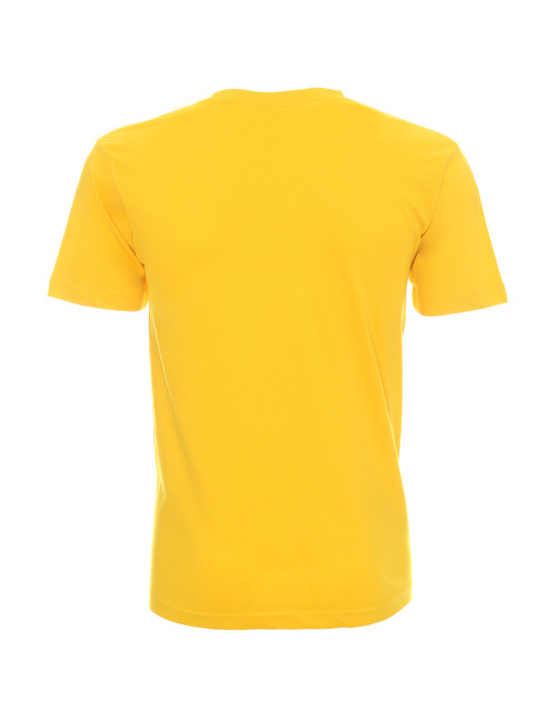 Promostars HEAVY Men`s T-SHIRT 170 YELLOW embroidery print silkscreen logo