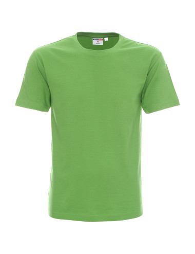 Promostars HEAVY Men`s T-SHIRT 170 LIGHT GREEN DTG print logo embroidery