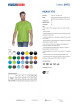 Promostars HEAVY HERREN T-SHIRT 170 HELLGRÜN DTG-Druck-Sticklogo