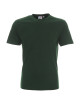 Promostars HEAVY HERREN T-SHIRT 170 BOTTLE GREEN bedrucktes Sticklogo