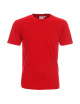 Promostars HEAVY Men`s T-SHIRT 170 RED silkscreen embroidery logo print