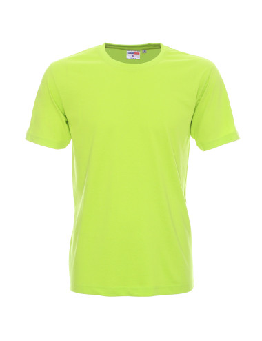 Promostars HEAVY Men`s T-SHIRT 170 LIME embroidery silkscreen print