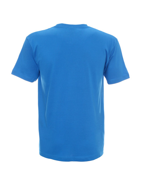 Promostars HEAVY Men`s T-SHIRT 170 BLUE DTF print silkscreen embroidery