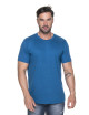 Promostars HEAVY HERREN T-SHIRT 170 BLAU DTF-Druck Siebdruck-Stickerei