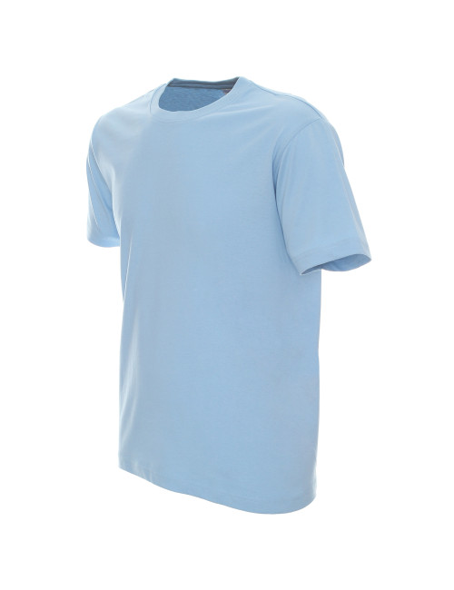 Promostars HEAVY Men`s T-SHIRT 170 BLUE DTG print silkscreen embroidery