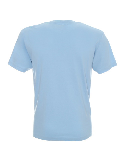 Promostars HEAVY Men`s T-SHIRT 170 BLUE DTG print silkscreen embroidery