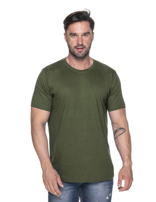 Promostars HEAVY MEN`S T-SHIRT 170 KHAKI Stickerei Siebdruck DTG-Druck