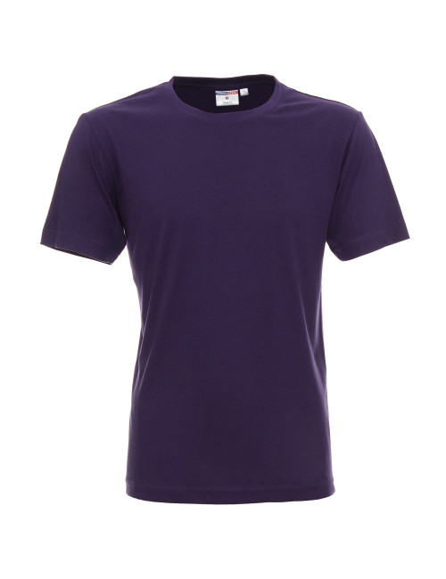 Promostars HEAVY Men`s T-SHIRT 170 DARK PURPLE embroidery silkscreen