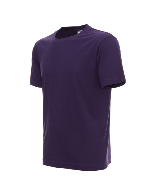 Promostars HEAVY Men`s T-SHIRT 170 DARK PURPLE embroidery silkscreen