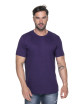 Promostars HEAVY HERREN T-SHIRT 170 DUNKELLILA Stickerei Siebdruck