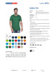 Promostars HEAVY Men`s T-SHIRT 170 GREEN print logo silkscreen embroidery