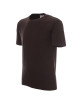 Promostars HEAVY Men`s T-SHIRT 170 DARK BROWN logo embroidery print