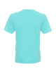 Promostars HEAVY HERREN T-SHIRT 170 HELLBLAU mit aufgesticktem Logo