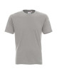 Promostars HEAVY HERREN T-SHIRT 170 HELLGRAU Siebdruck-Logo