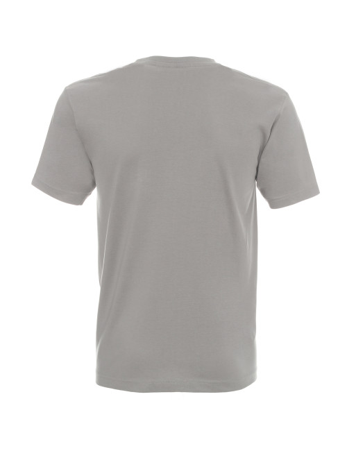 Promostars HEAVY Men`s T-SHIRT 170 LIGHT GRAY screen printing logo