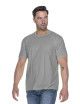 Promostars HEAVY HERREN T-SHIRT 170 HELLGRAU Siebdruck-Logo