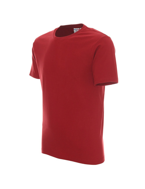 Promostars HEAVY Men`s T-SHIRT 170 BURGUNDY Embroidery Screen Print Logo