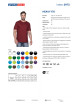 Promostars HEAVY Men`s T-SHIRT 170 BURGUNDY Embroidery Screen Print Logo