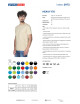 Promostars HEAVY T-SHIRT Men 170 BEIGE print embroidery silkscreen logo