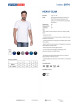 Herren T-Shirt Promostars Heavy Slim Weiß