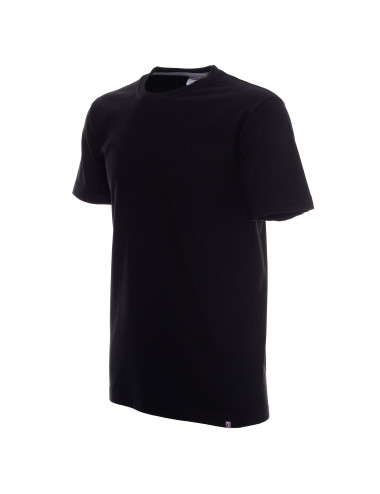 Promostars PREMIUM HERREN-T-SHIRT, SCHWARZE Stickerei, Logodruck, Siebdruck