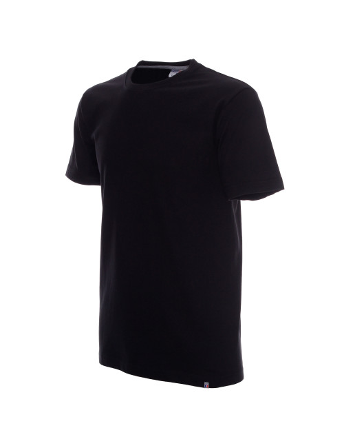 Promostars PREMIUM HERREN-T-SHIRT, SCHWARZE Stickerei, Logodruck, Siebdruck