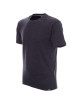 Promostars PREMIUM HERREN-T-SHIRT DUNKELGRAU MELANGE mit aufgesticktem Logo