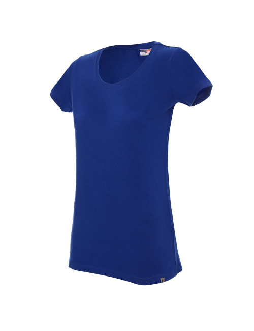 Promostars LADIES` PREMIUM Damen-T-Shirt, COVERBONE, Logo-Druck, Stickerei