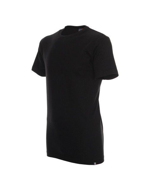 CRIMSON CUT PREMIUM PLUS HERREN-T-SHIRT SCHWARZ DTG-Druck-Sticklogo