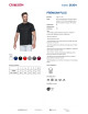 CRIMSON CUT PREMIUM PLUS HERREN-T-SHIRT SCHWARZ DTG-Druck-Sticklogo