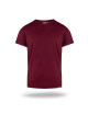 CRIMSON CUT PREMIUM PLUS Men`s T-SHIRT RED WINE silkscreen logo