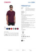 CRIMSON CUT PREMIUM PLUS HERREN-T-SHIRT ROTWEIN Siebdruck-Logo