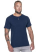 Promostars BUTTON HerrenBLUSE – MARINEBLAU Aufdruck, Stickerei, Logo, Siebdruck